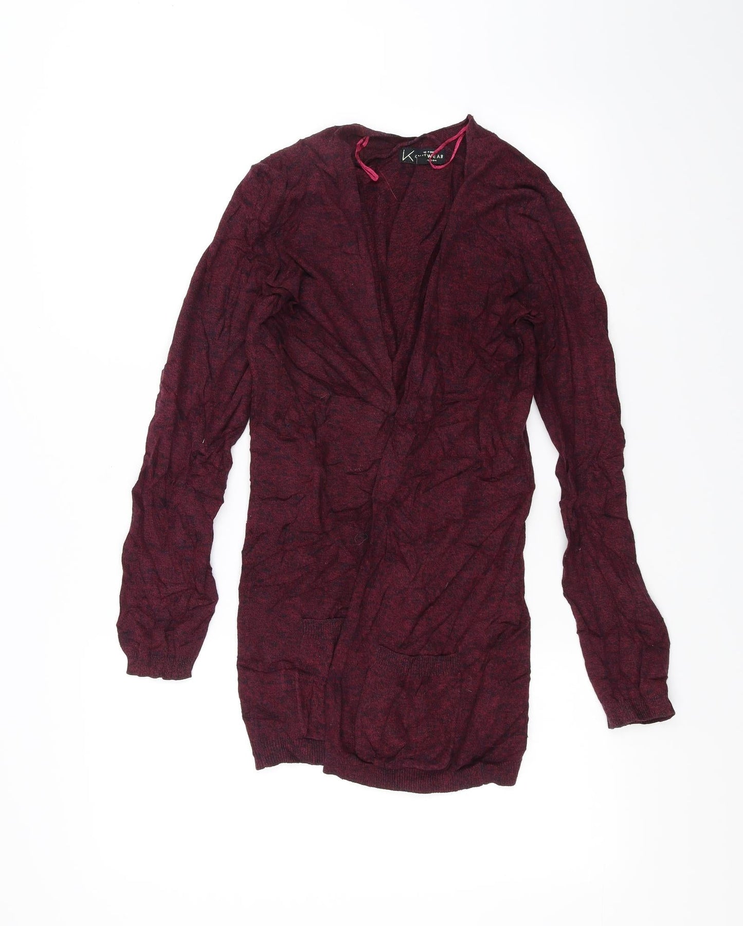 New Look Womens Red   Cardigan Jumper Size 8