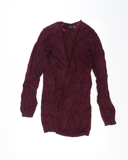 New Look Womens Red   Cardigan Jumper Size 8