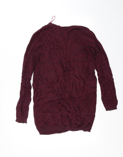 New Look Womens Red   Cardigan Jumper Size 8