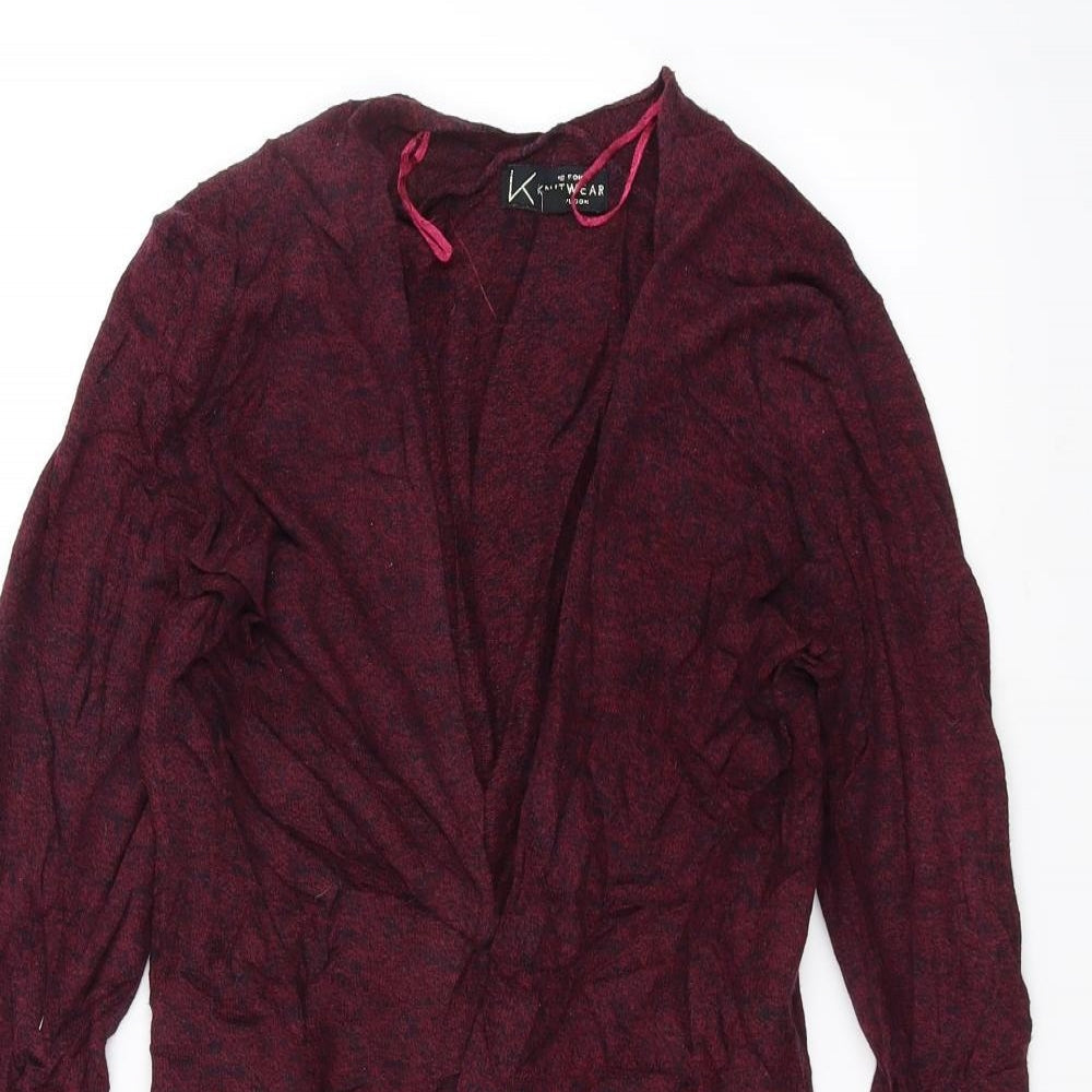 New Look Womens Red   Cardigan Jumper Size 8