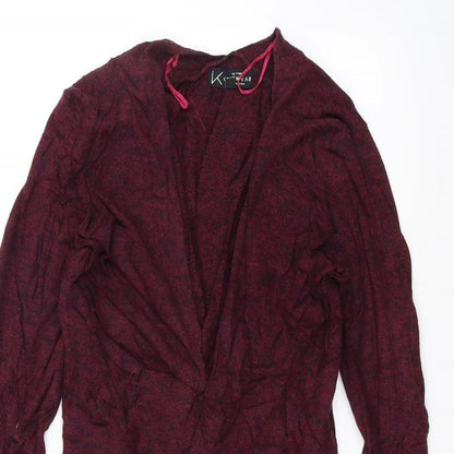 New Look Womens Red   Cardigan Jumper Size 8