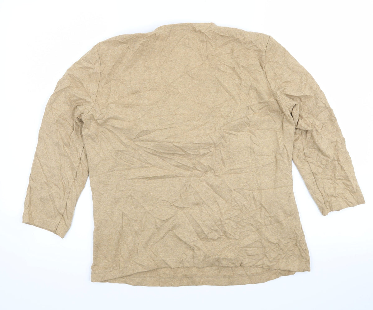 Country Casuals Womens Beige Cardigan Jumper Size M