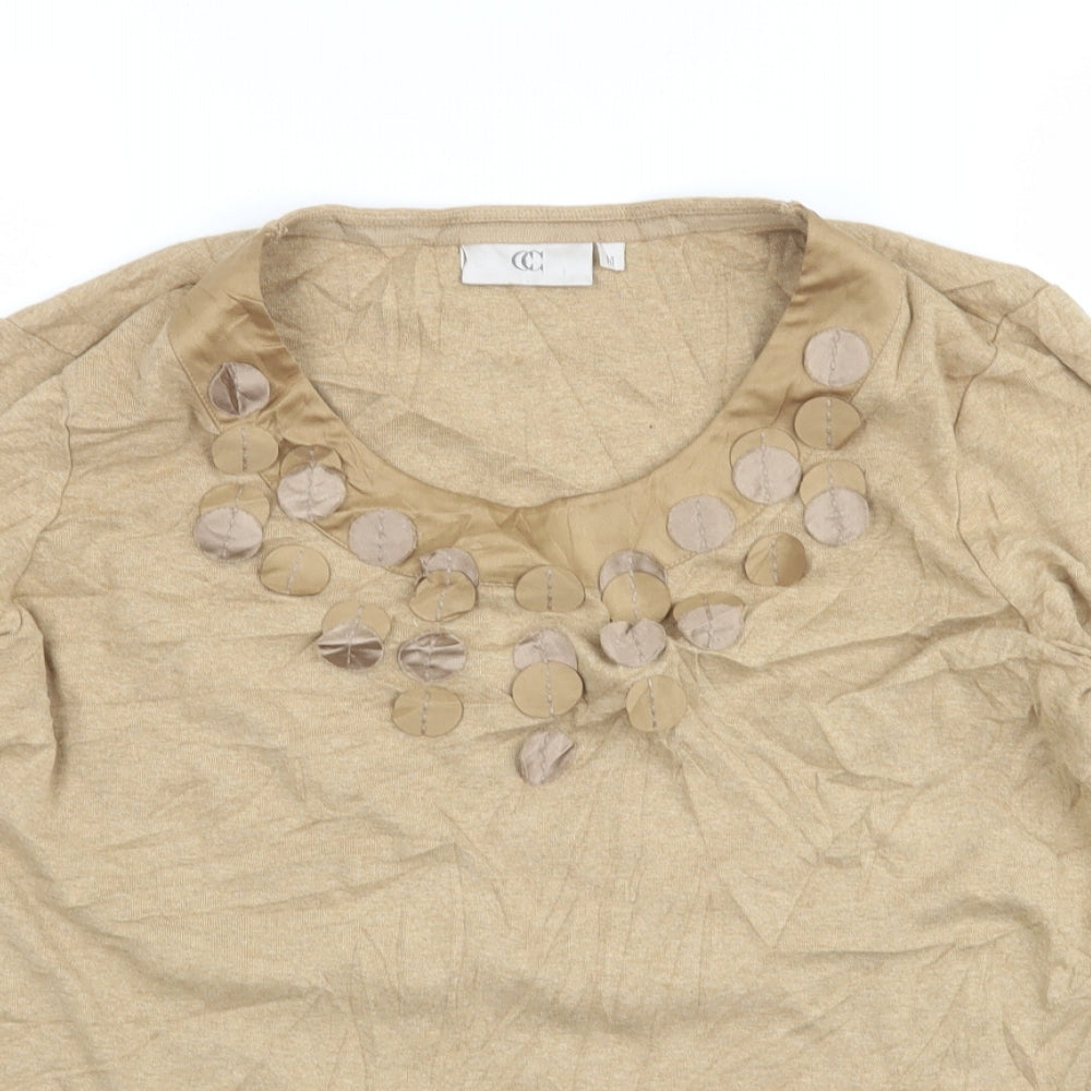 Country Casuals Womens Beige Cardigan Jumper Size M