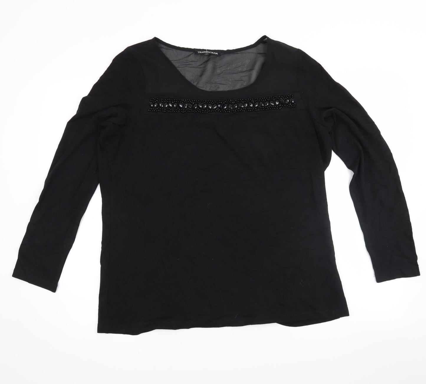 Tramontana Womens Black   Pullover Jumper Size XL