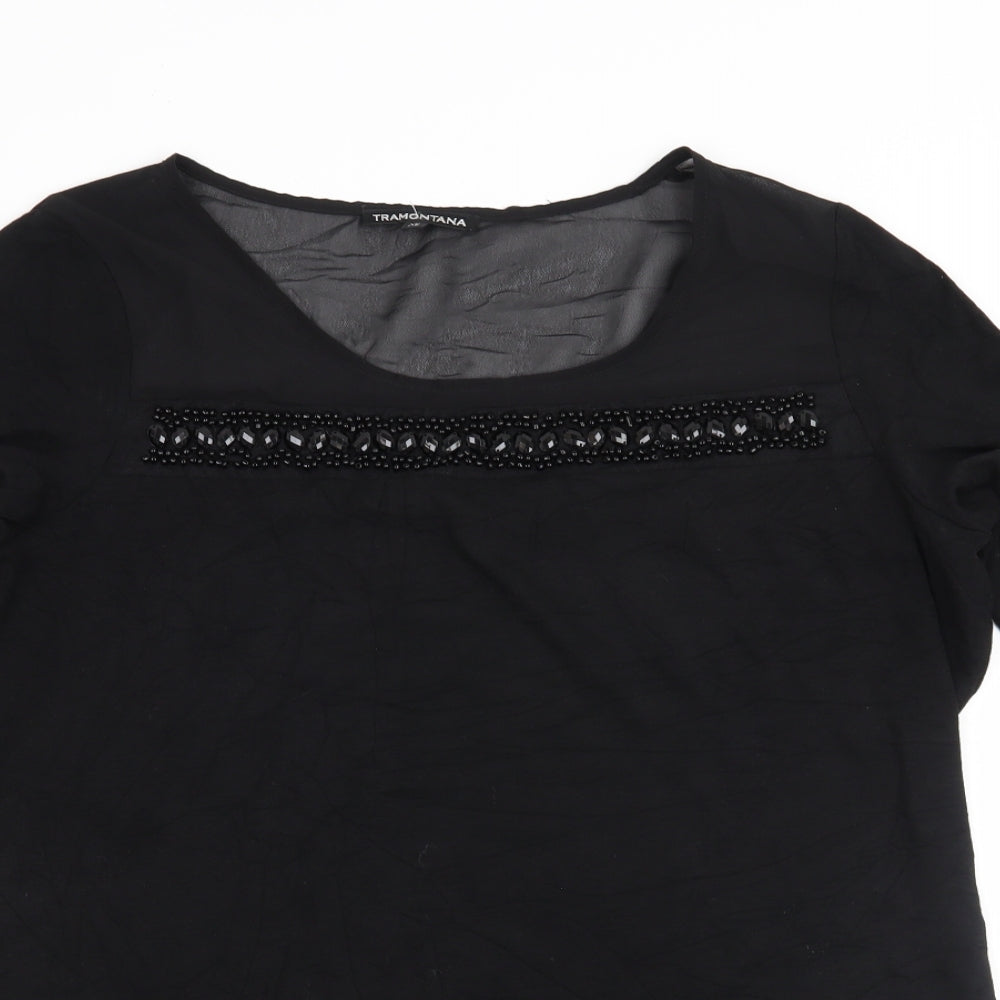 Tramontana Womens Black   Pullover Jumper Size XL