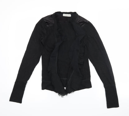 Poof Excellence Womens Black   Cardigan Jumper Size S