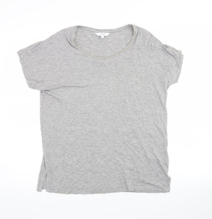 Womens UK Size 8 NEXT Grey Basic T-Shirt