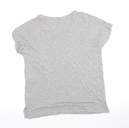 Womens UK Size 8 NEXT Grey Basic T-Shirt