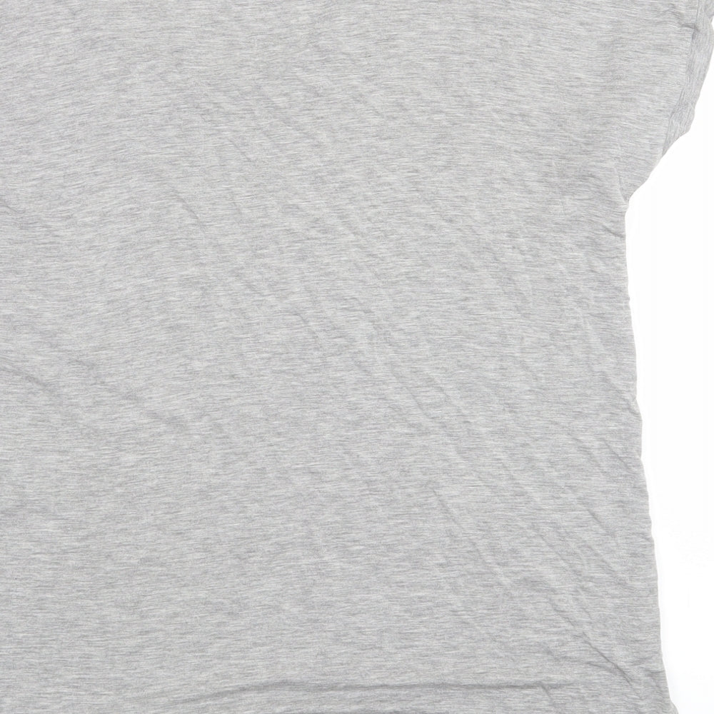 Womens UK Size 8 NEXT Grey Basic T-Shirt