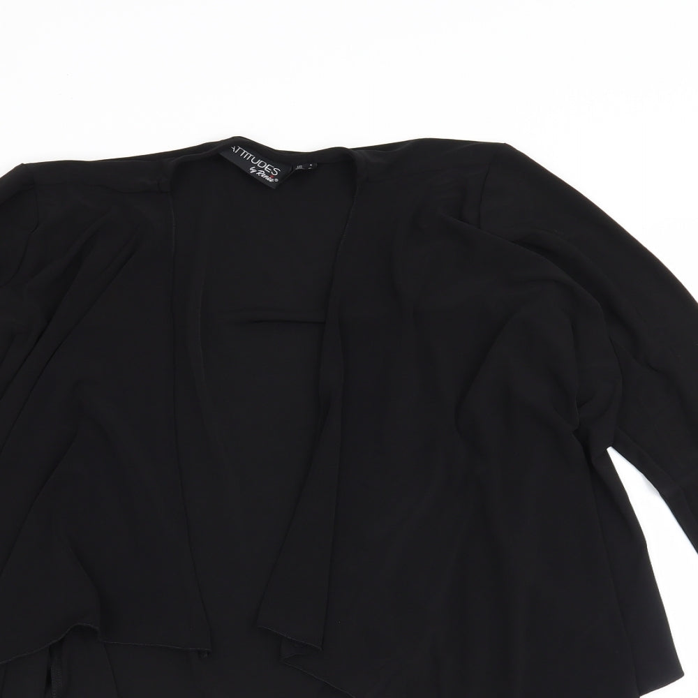 attitudes  Womens Black   Cardigan Jumper Size M