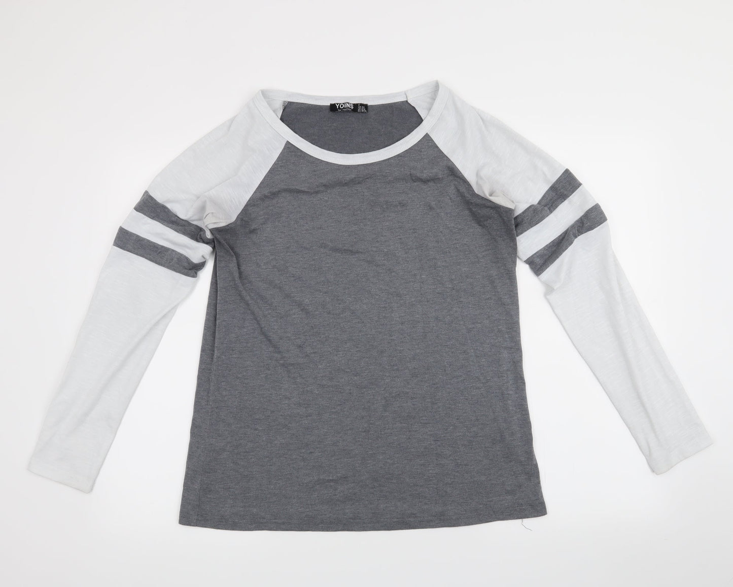 Womens UK Size 6 Yoins Grey Basic Blouse
