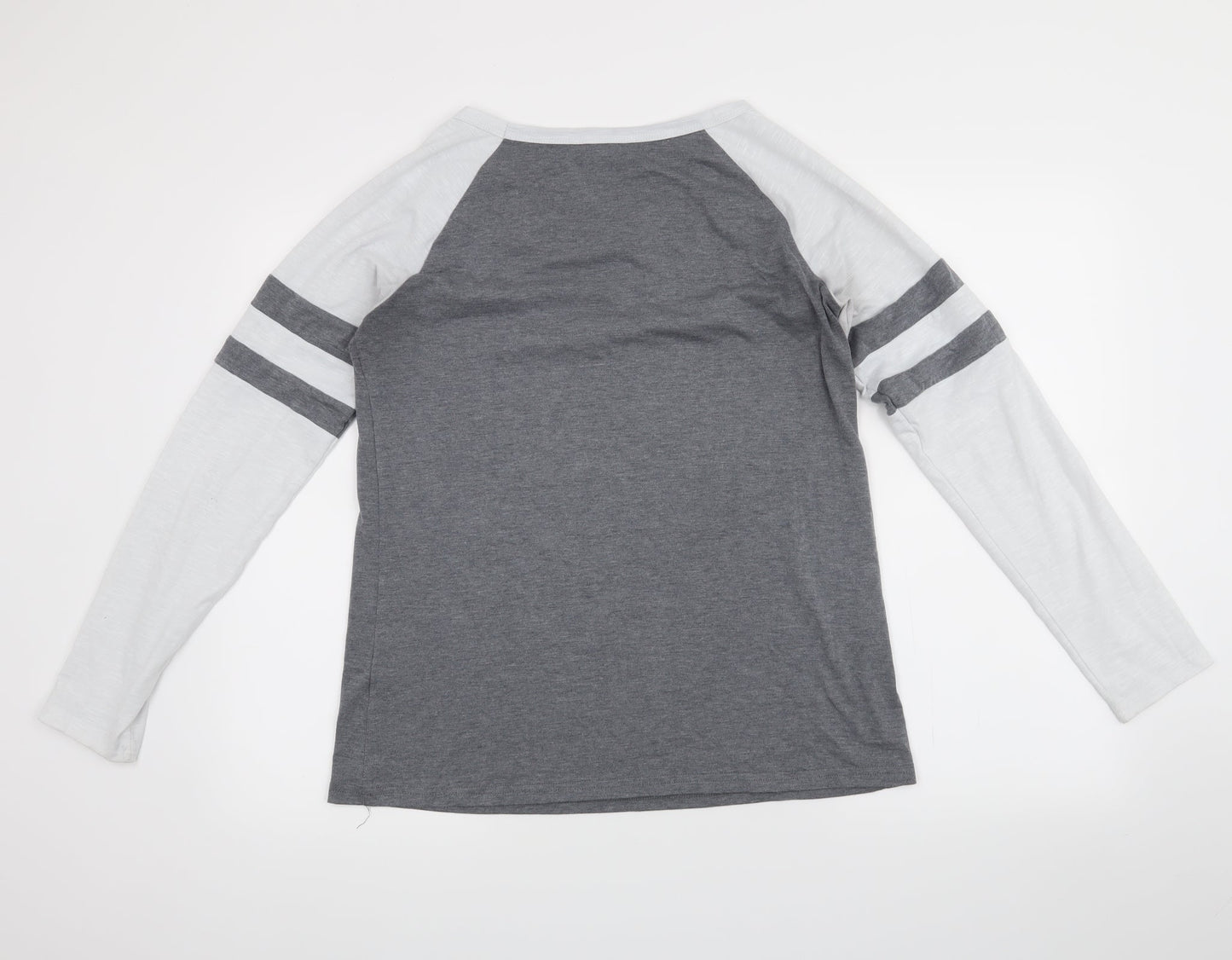 Womens UK Size 6 Yoins Grey Basic Blouse