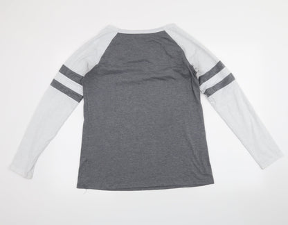 Womens UK Size 6 Yoins Grey Basic Blouse