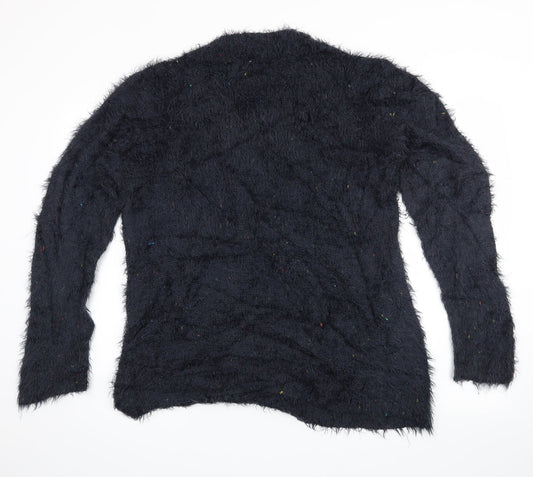 Cotton Traders Womens Blue   Pullover Jumper Size 18