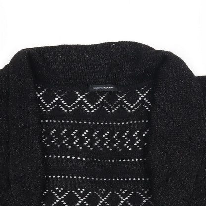 roger + roger Womens Black   Cardigan Jumper Size 18  - cropped cardigan