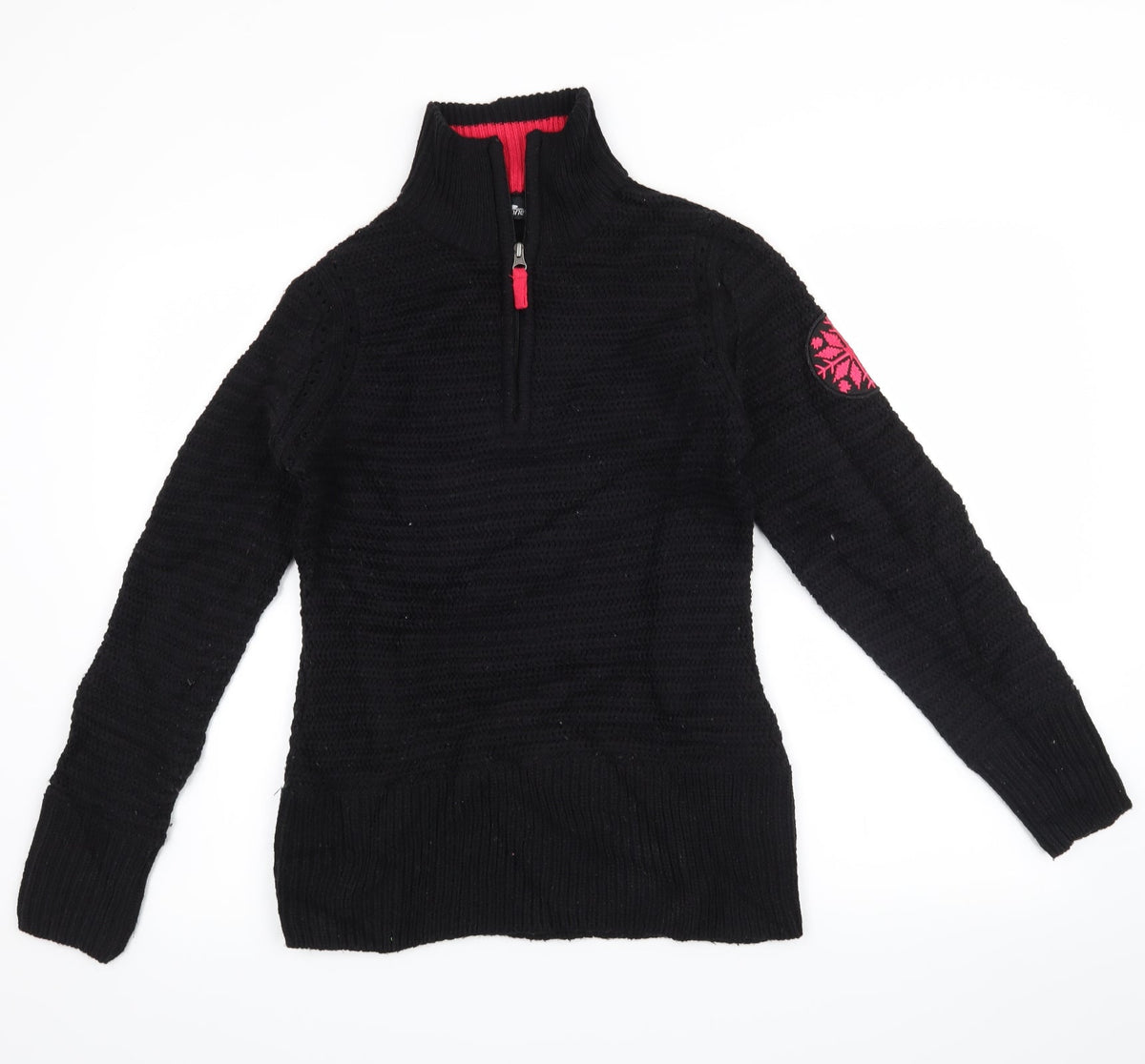 Crane Womens Black   Pullover Jumper Size S
