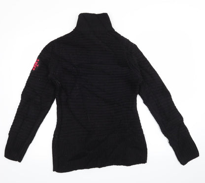 Crane Womens Black   Pullover Jumper Size S