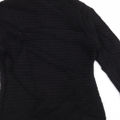 Crane Womens Black   Pullover Jumper Size S