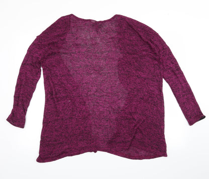 H&M Womens Purple   Cardigan Jumper Size S