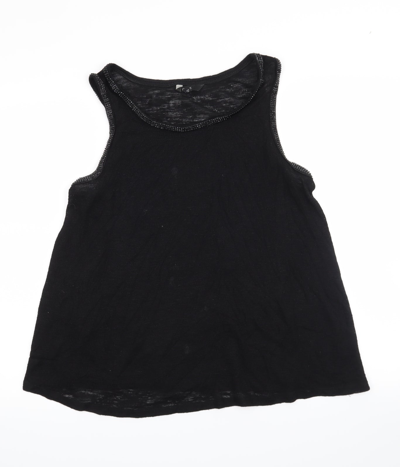 Womens UK Size 14 NEXT Black Basic Tank