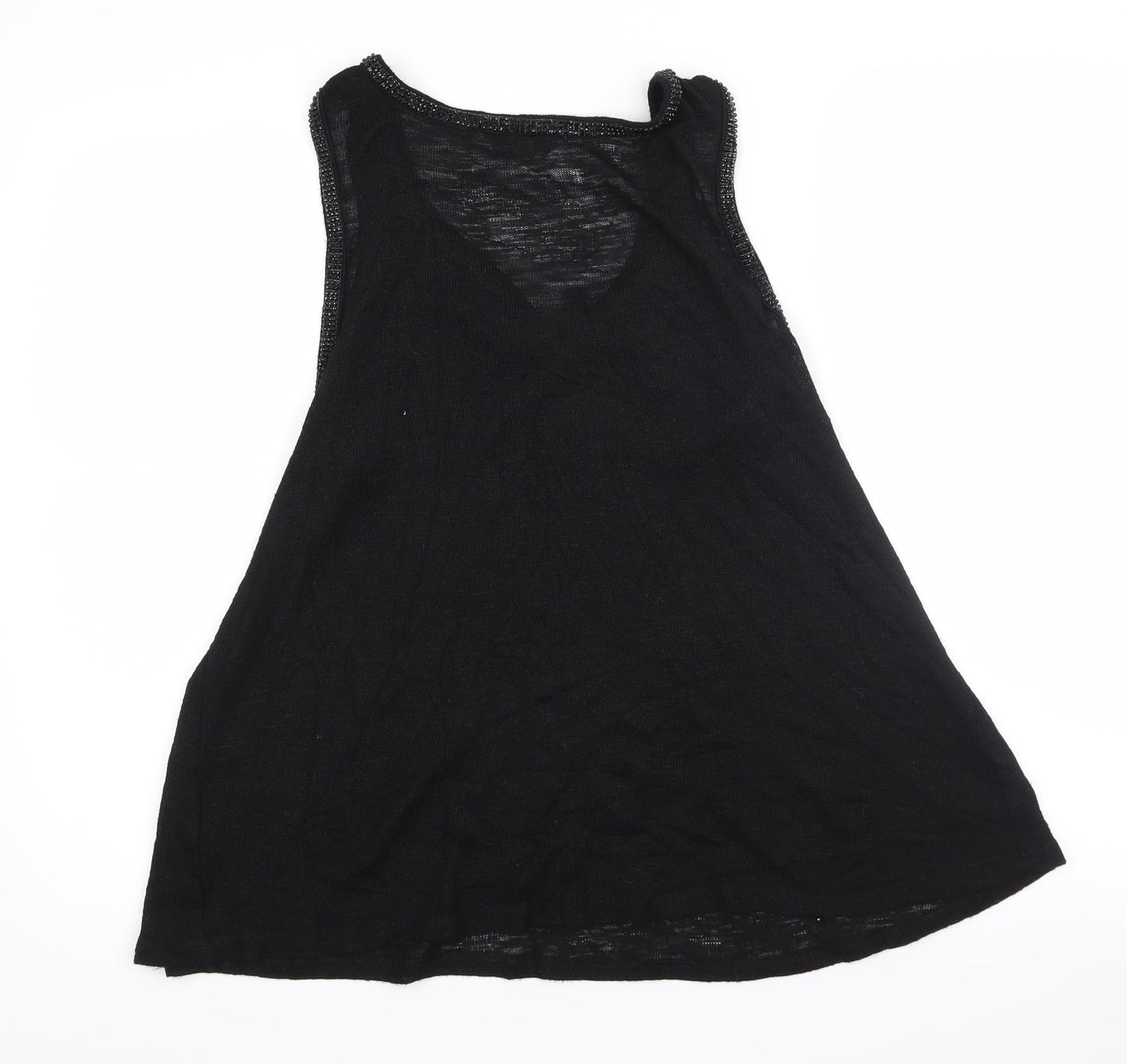 Womens UK Size 14 NEXT Black Basic Tank