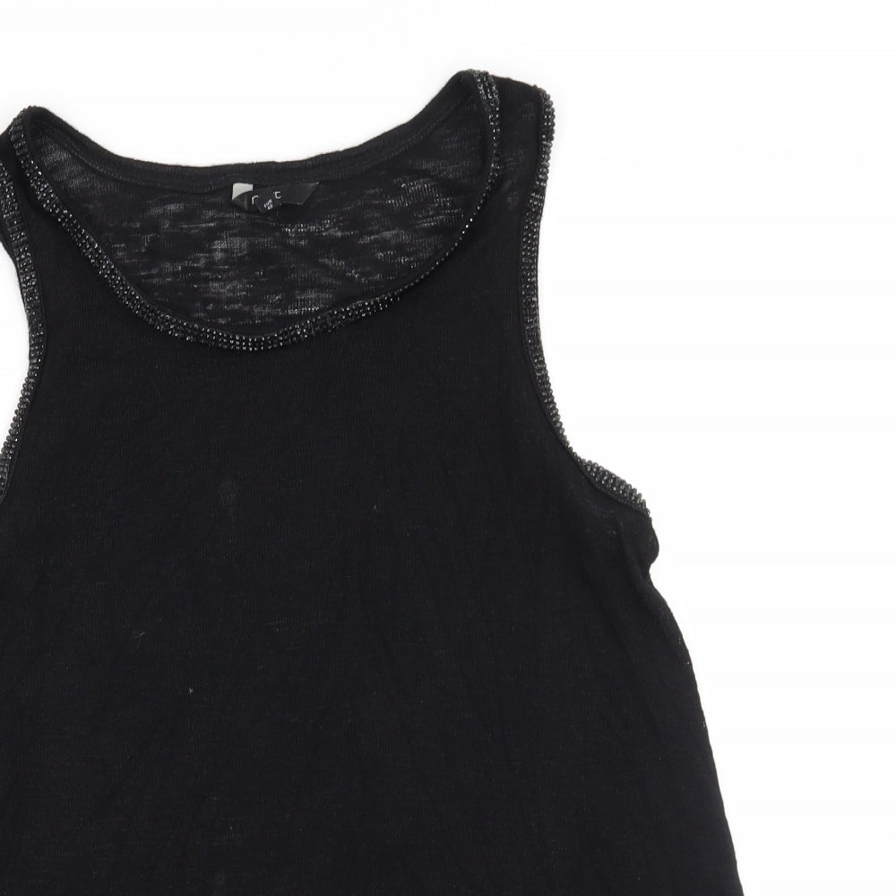 Womens UK Size 14 NEXT Black Basic Tank