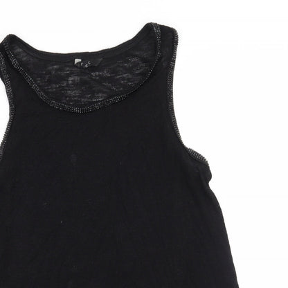 Womens UK Size 14 NEXT Black Basic Tank