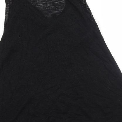 Womens UK Size 14 NEXT Black Basic Tank