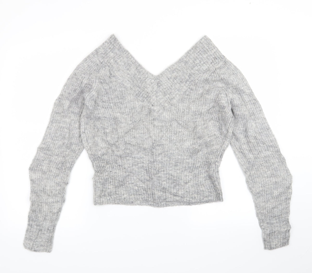H&M Womens Grey   Pullover Jumper Size M