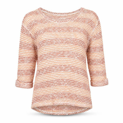 Next Womens Orange Striped  Pullover Jumper Size 8