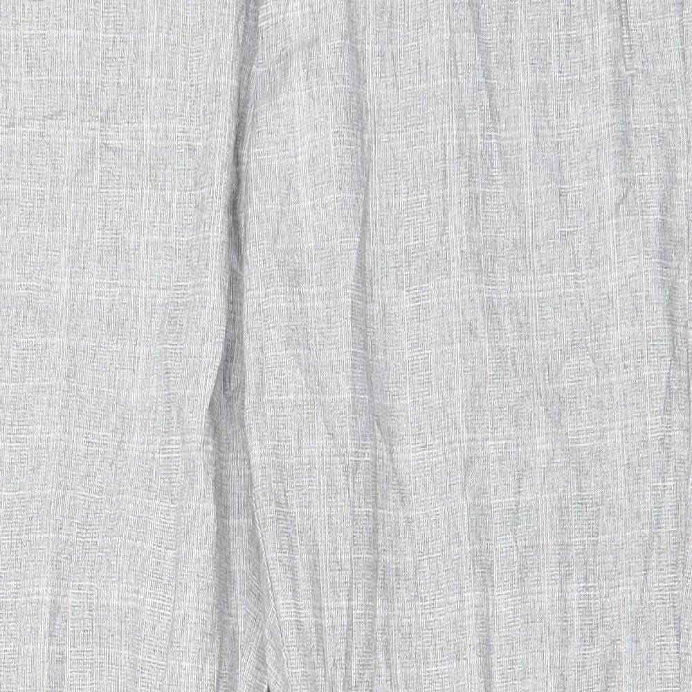Womens UK Size 34 in Preworn Regular Fit  Grey Trousers