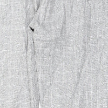 Womens UK Size 34 in Preworn Regular Fit  Grey Trousers