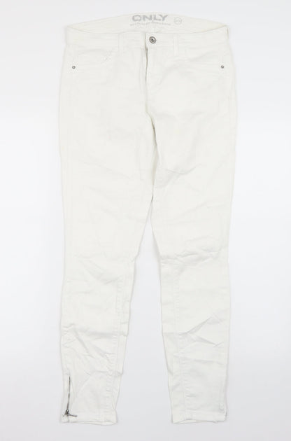 Only Womens White   Skinny Jeans Size 30 in L32 in