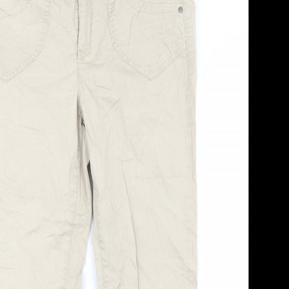 Rocks Womens Beige   Cropped Jeans Size L L23 in