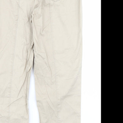 Rocks Womens Beige   Cropped Jeans Size L L23 in