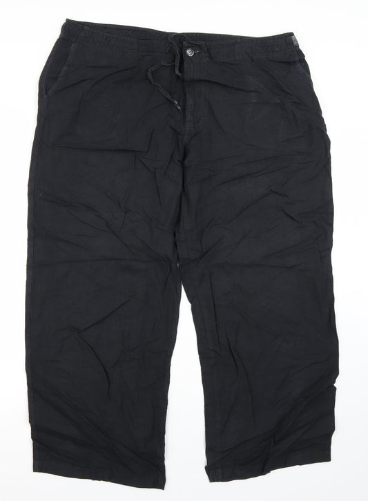 Womens UK Size 38 in Preworn Regular Fit  Black Trousers