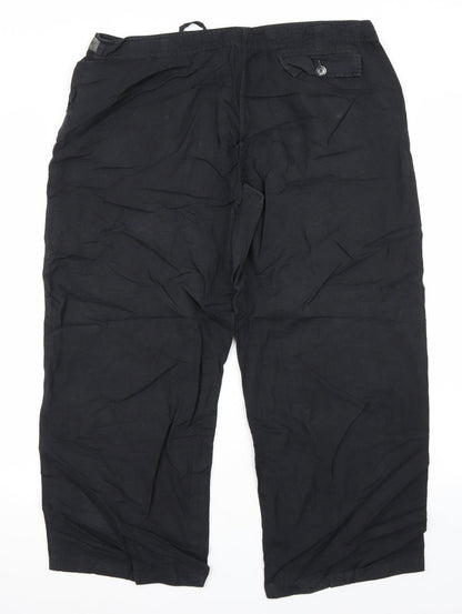 Womens UK Size 38 in Preworn Regular Fit  Black Trousers