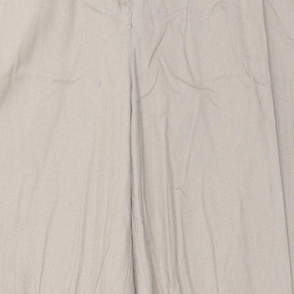 Womens UK Size 16 bpc Regular Fit  Brown Trousers