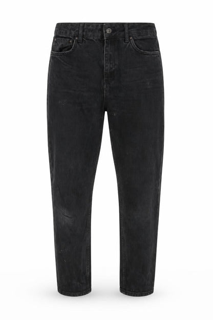 Topshop Womens Beige  Denim Tapered Jeans Size 26 L26 in