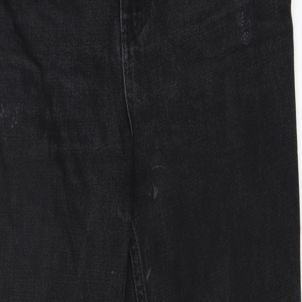 Mens UK Size 26 Topshop Regular Fit Tapered Beige Jeans