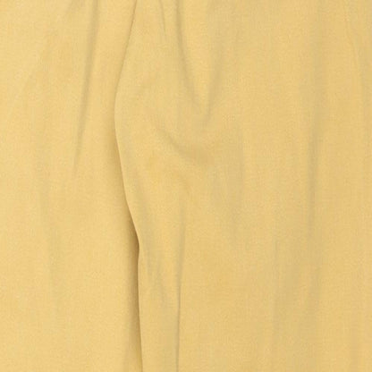 Womens UK Size 8 Marks and Spencer Regular Fit Straight Yellow Jeans