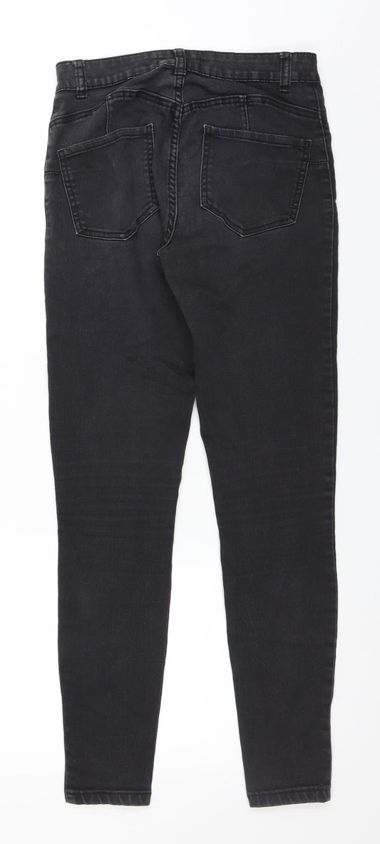 Primark Womens Black  Denim Jegging Jeans Size 10 L28 in