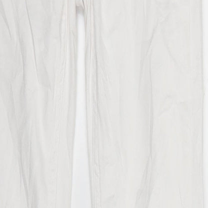 Crocker Womens White  Denim Skinny Jeans Size 24 in L32 in