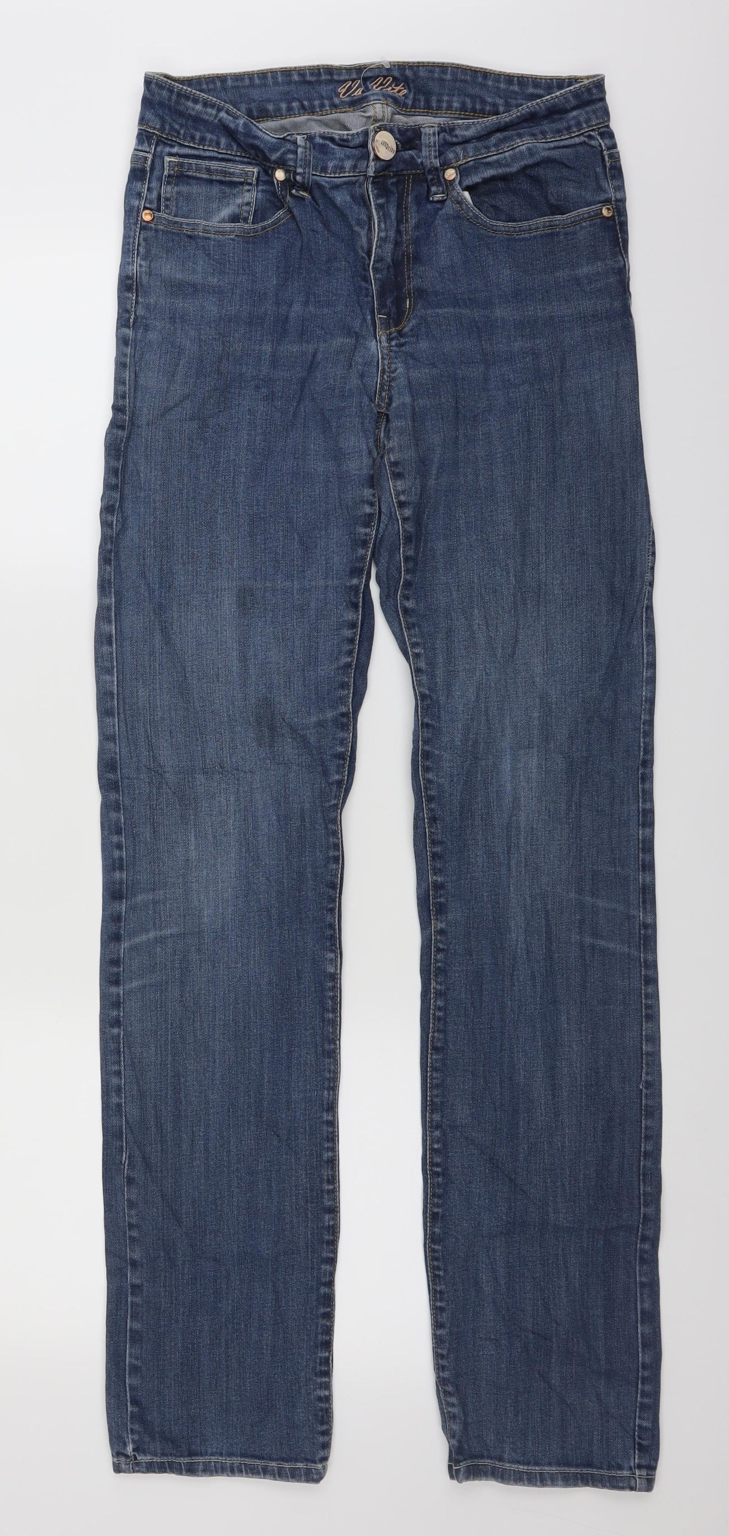 Va Vite Womens Blue  Denim Straight Jeans Size 29 in L31 in