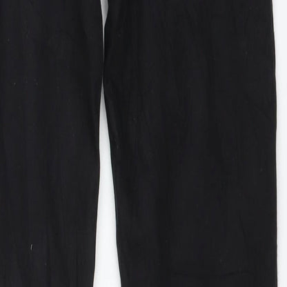Dzire Womens Black  Denim Straight Jeans Size 27 in L30 in