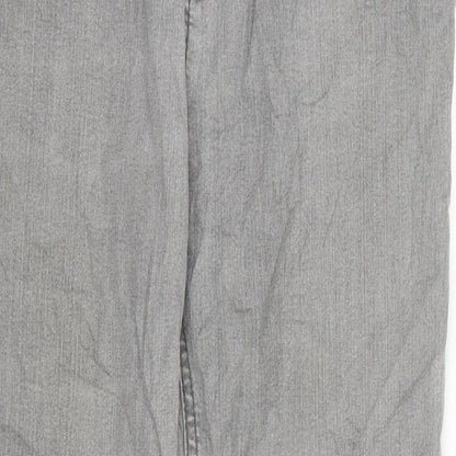 Womens UK Size 12 Stooker Regular Fit Straight Grey Jeans