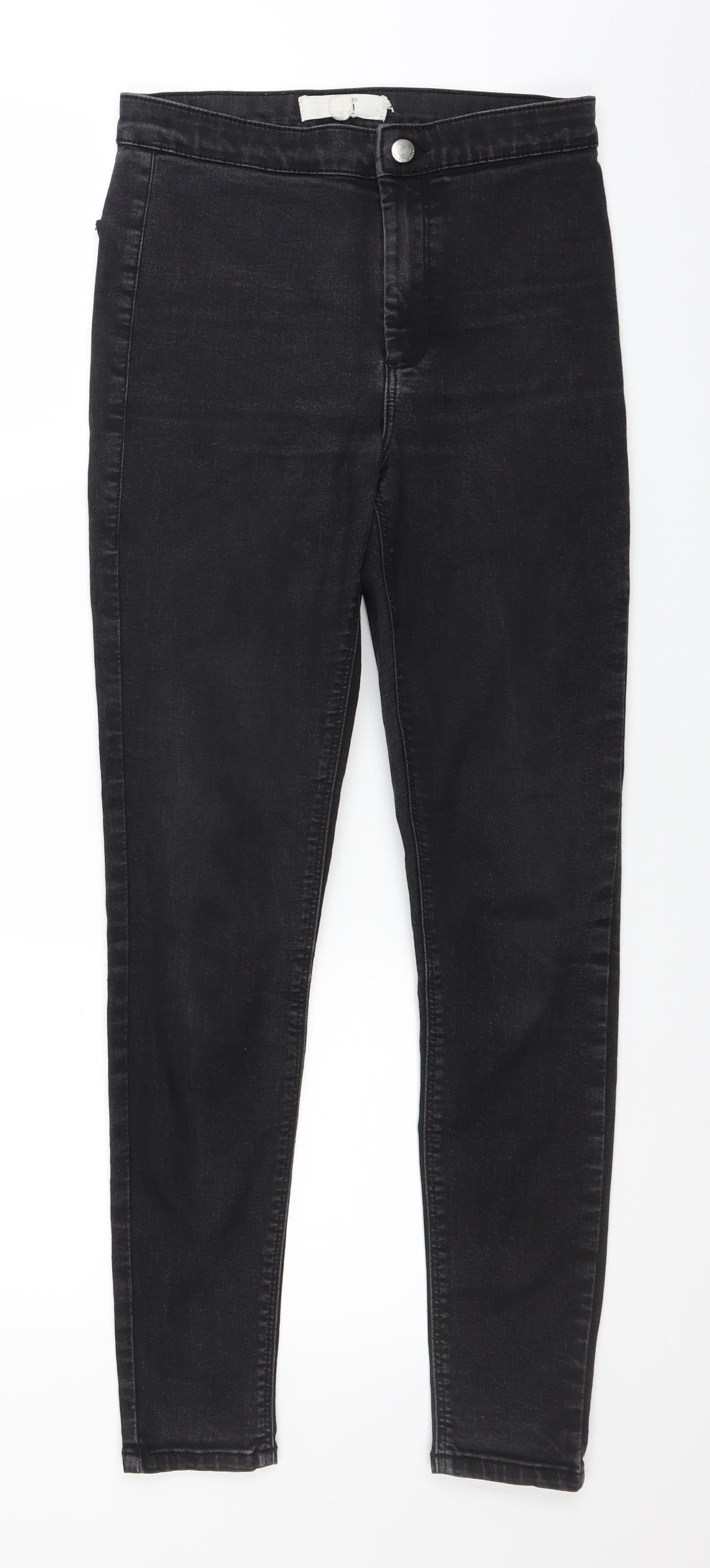 Topshop Womens Black  Denim Jegging Jeans Size 28 in L28 in
