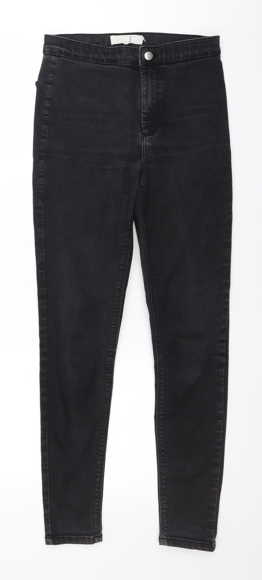 Topshop Womens Black  Denim Jegging Jeans Size 28 in L28 in
