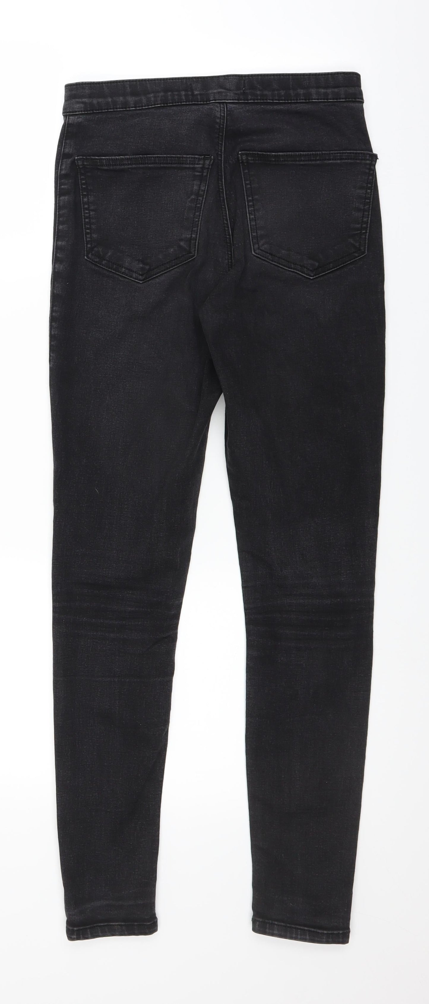 Topshop Womens Black  Denim Jegging Jeans Size 28 in L28 in