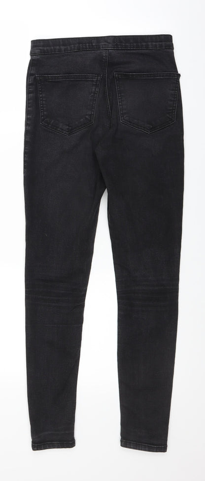 Topshop Womens Black  Denim Jegging Jeans Size 28 in L28 in